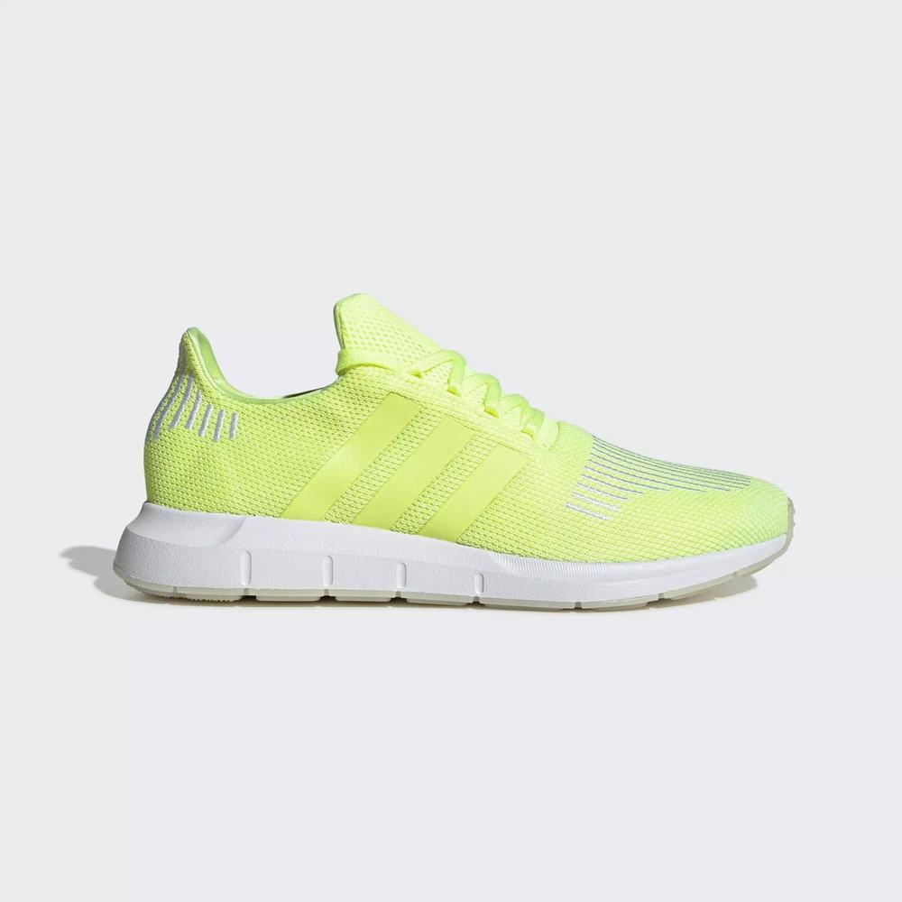 Adidas Swift Run Tenis Amarillos Para Hombre (MX-49766)
